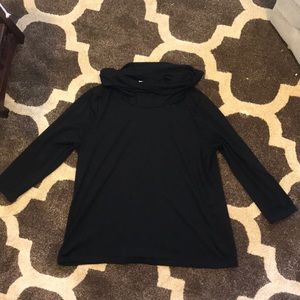 Peter Nygard black turtle neck blouse.